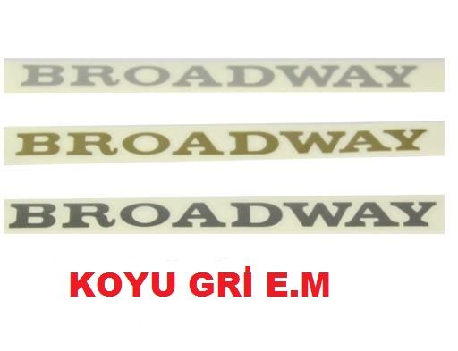 YAZI BROADWAY E.M KOYU GRİ KAĞIT R9