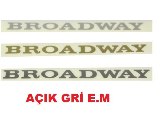 YAZI BROADWAY E.M AÇIK GRİ KAĞIT R9