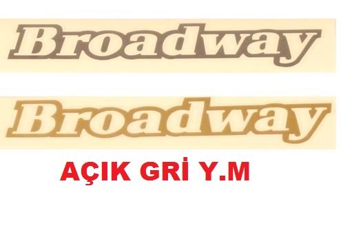 YAZI BROADWAY Y.M AÇIK GRİ KAĞIT R9