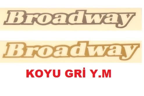 YAZI BROADWAY Y.M KOYU GRİ KAĞIT R9